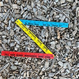 Vintage Montgomery Ward Store Advertising Folding Ruler Wooden Measure Yardstick